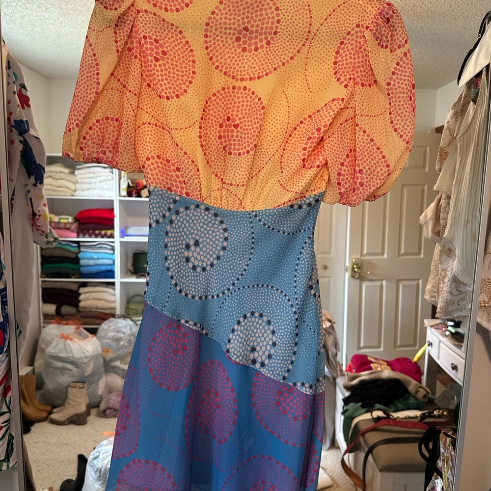 Staud Multicolor Swirl Dress - Picture 2 of 2